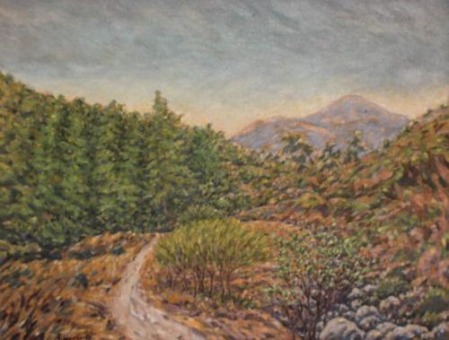 Chiquito Trail, 1997. Oil, 20x26